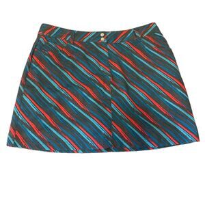 Slazenger Skort Women 6 Blue Golf Tennis Pickleball Performance Activewear Skirt